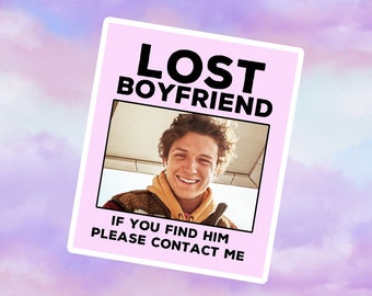 Tom Holland 'Lost Boyfriend' Glänzender wasserdichter Aufkleber