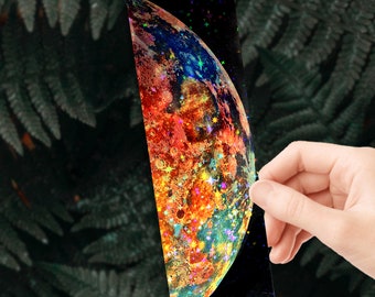 Segnalibro olografico Galaxy, regalo dello spazio celeste