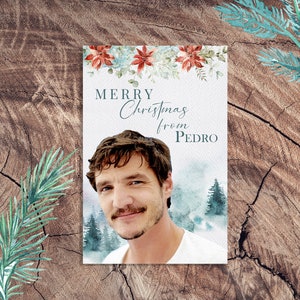 Petro Pascal Weihnachtskarte