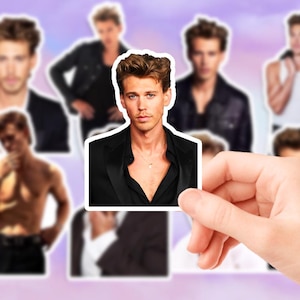 Austin Butler Aufkleber, glänzendes wasserdichtes Vinylabziehbild