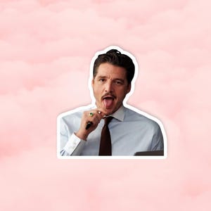 Pedro Pascal  Sticker, Laptop Decal, Fan Gift, Pedro Pascal Merchandise, Pedro Pascal Sticker Waterproof Sticker
