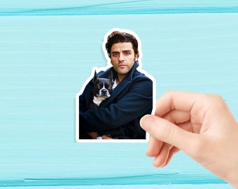 Oscar Isaac Stickers, Waterdicht, Glanzende Vinyl Stickers, Oscar Isaac Sticker Set, Oscar Isaac Tumbler, Waterfles, Thermosstickers