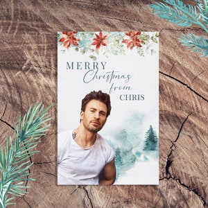 Cartão de Natal de Chris Evans