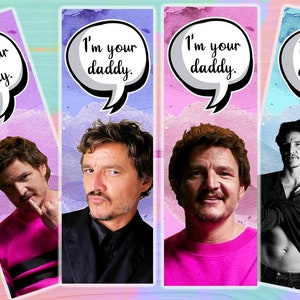 Pedro Pascal Bookmarks, Pedro Pascal Daddy bookmarks