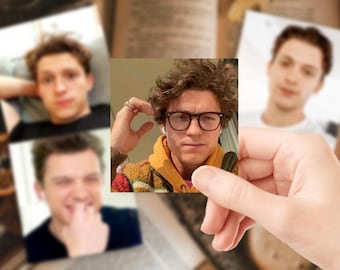 Tom Holland Photo Stickers Wasserfester Aufkleber