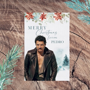 Petro Pascal Weihnachtskarte