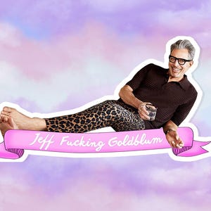 Matt Goldblum Aufkleber, Matt Goldblum Vinyl Aufkleber