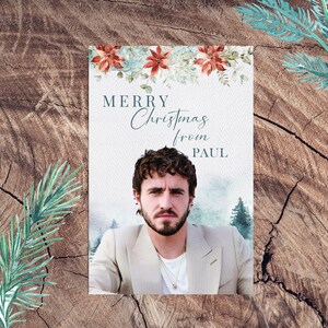Cartão de Natal Paul Mescal