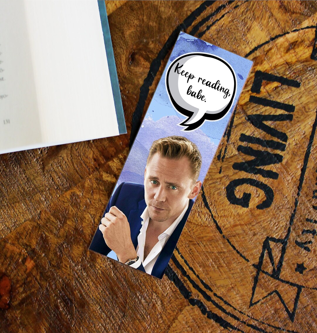 Tom Riddle Bookmarks Tom Hiddleston Bookmark, Glossy Laminated Book Page Holder, Reader Gift ...