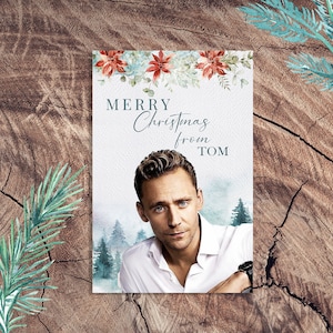 Carte de Noël Tom Hiddleston