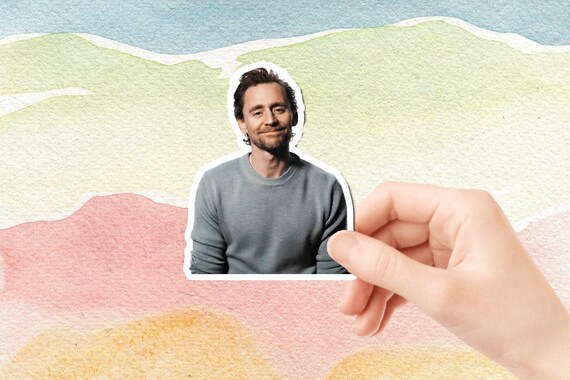 Tom Hiddleston Sticker, Waterproof Vinyl Decal