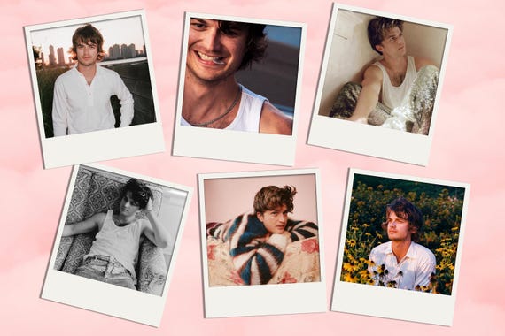 Joe Keery Sticker and Photo Set