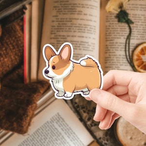 Cute Corgi Sticker, Corgi Sticker