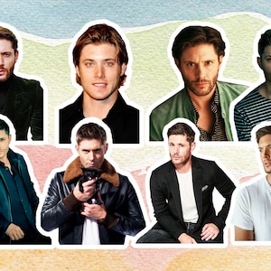 Jensen Ackles Aufkleber, Laptop Aufkleber, Fan Geschenk, Jensen Ackles Merchandise, Jensen Ackles Aufkleber, wasserdichter Aufkleber, glänzendes Vinyl