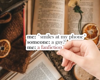 FanFiction Sticker, Fiktiver Charaktere Sticker, Fandom Sticker, Trost Charakter Sticker