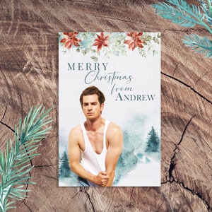 Carte de Noël Andrew Garfield