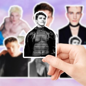 Pegatinas de Ewan Mitchell, juego de calcomanías de vinilo brillantes e impermeables