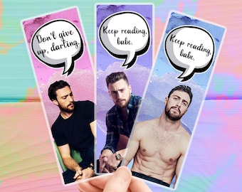 Aaron Taylor-Johnson Bookmarks, Glossy Laminated Book Page Holder Set, Reader Gift