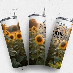 20oz Skinny Tumbler Wrap, You Are Wrap, Bible Verse Tumbler Wrap, Sunflower Tumbler Sublimation Designs, Tumbler PNG, Instant Download PNG