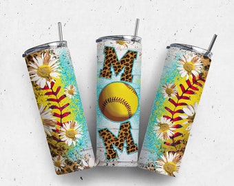 Softball Mom leopard 20oz skinny Becher png , Sport png , Spieltag png, Sport Mom png, Softball Tumbler png, sublimieren Designs herunterladen