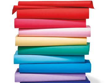 Broadcloth Solid Cotton Poplin fabric by the half yard Made in America quilting sewing crafts