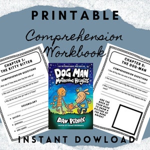 Dog Man: Mothering Heights (Book 10) Comprehension Questions (Commercial Use)