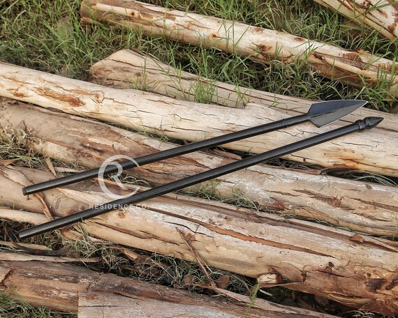 Medieval 300 Spartan Spear Hand Forged Spear Ottoman Style Viking Metal Forged Spear Reenactment Battles Viking Spear For Combat gift or him