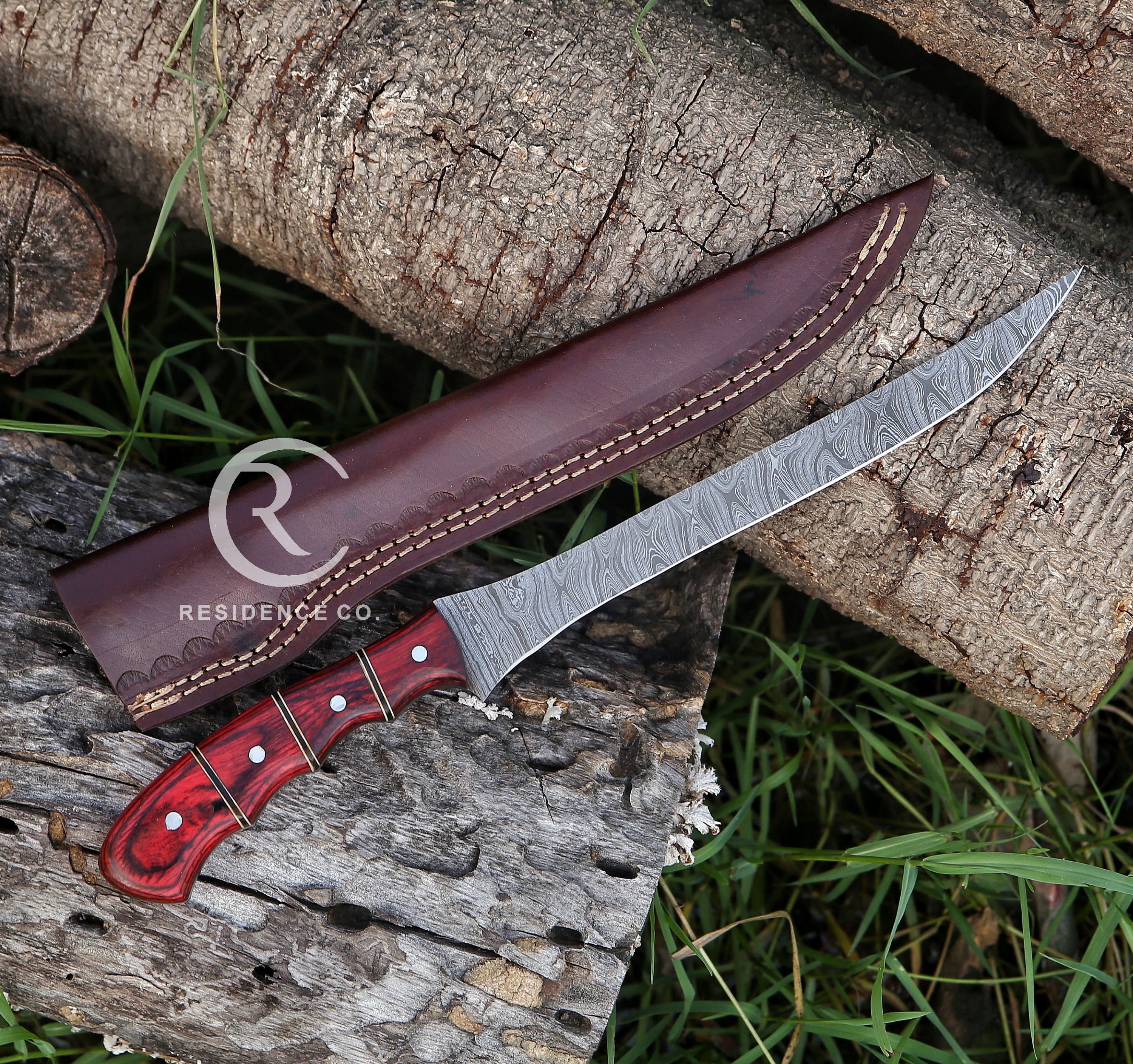 Fish Fillet Knife, Exotic Wood Handle, Custom, South American