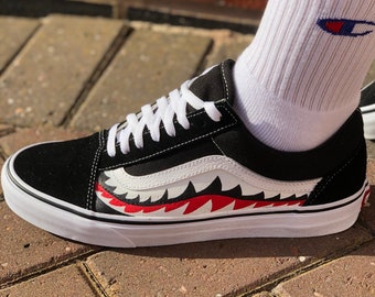 vans old school shark