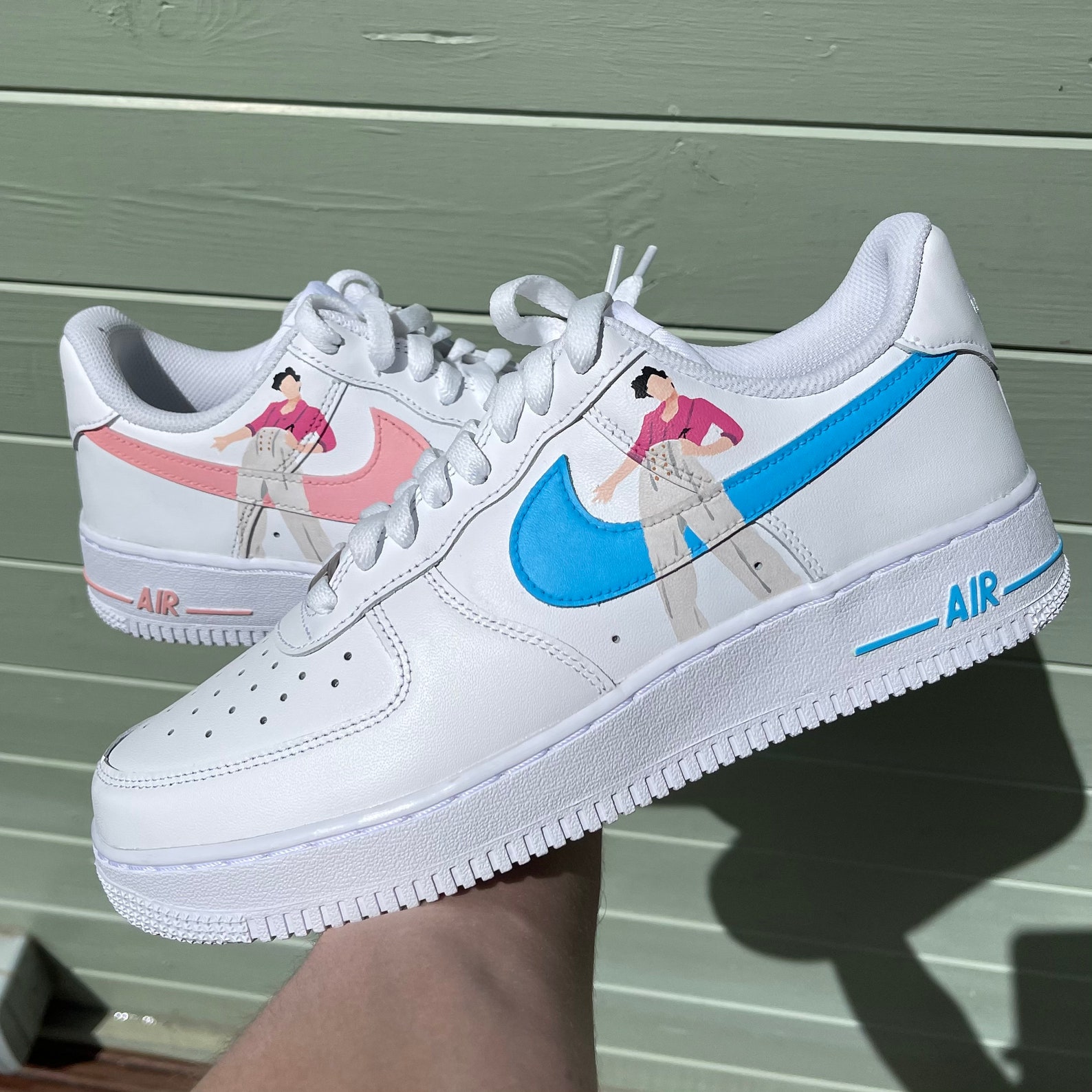 custom harry styles air force 1
