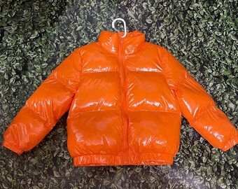 pink bubble coat