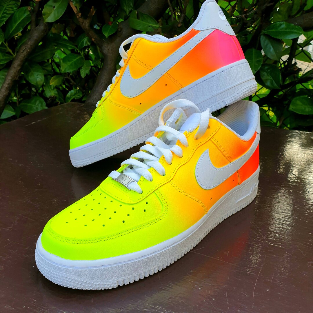 custom sunset air force 1