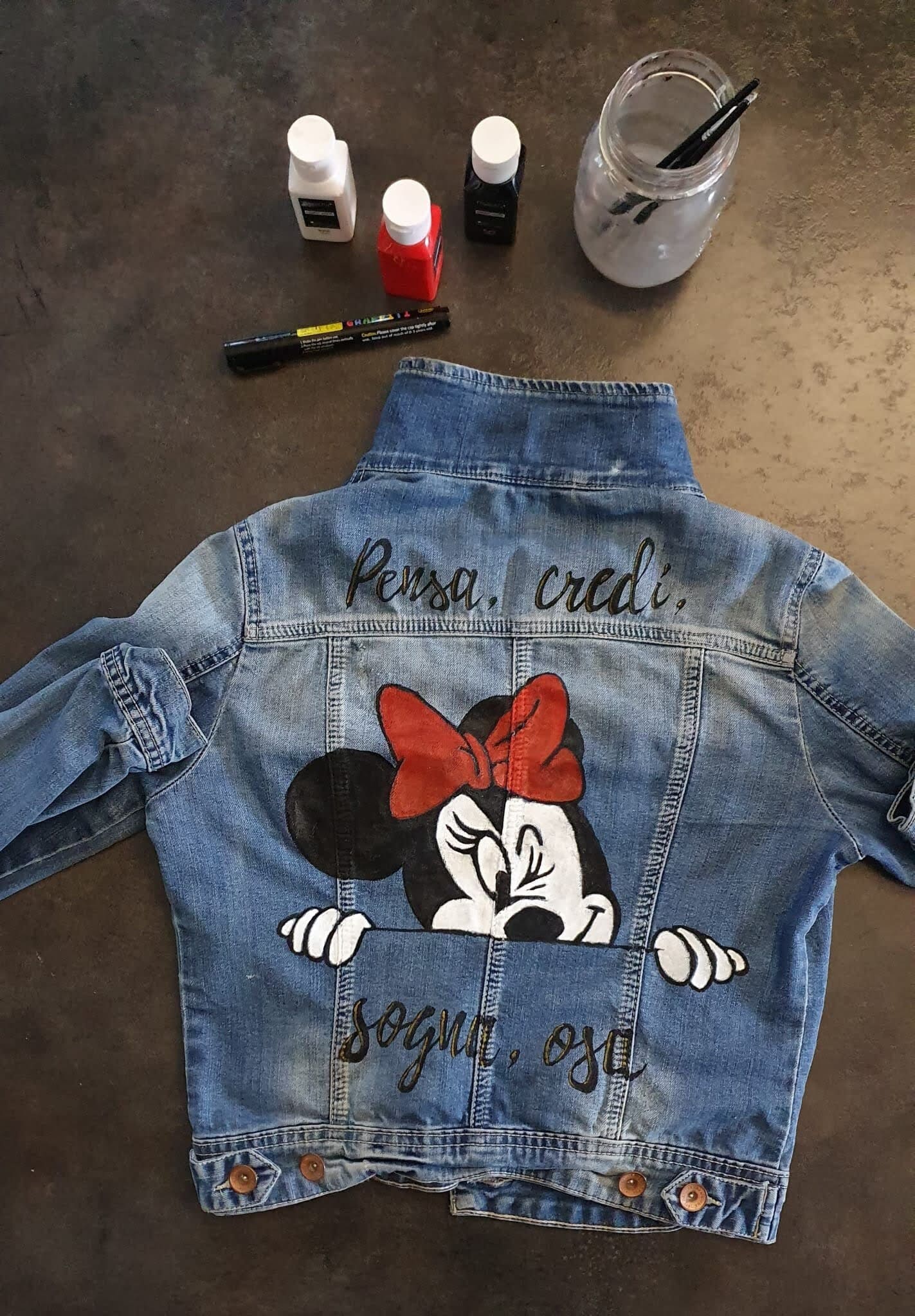 Minnie mouse sale denim jacket