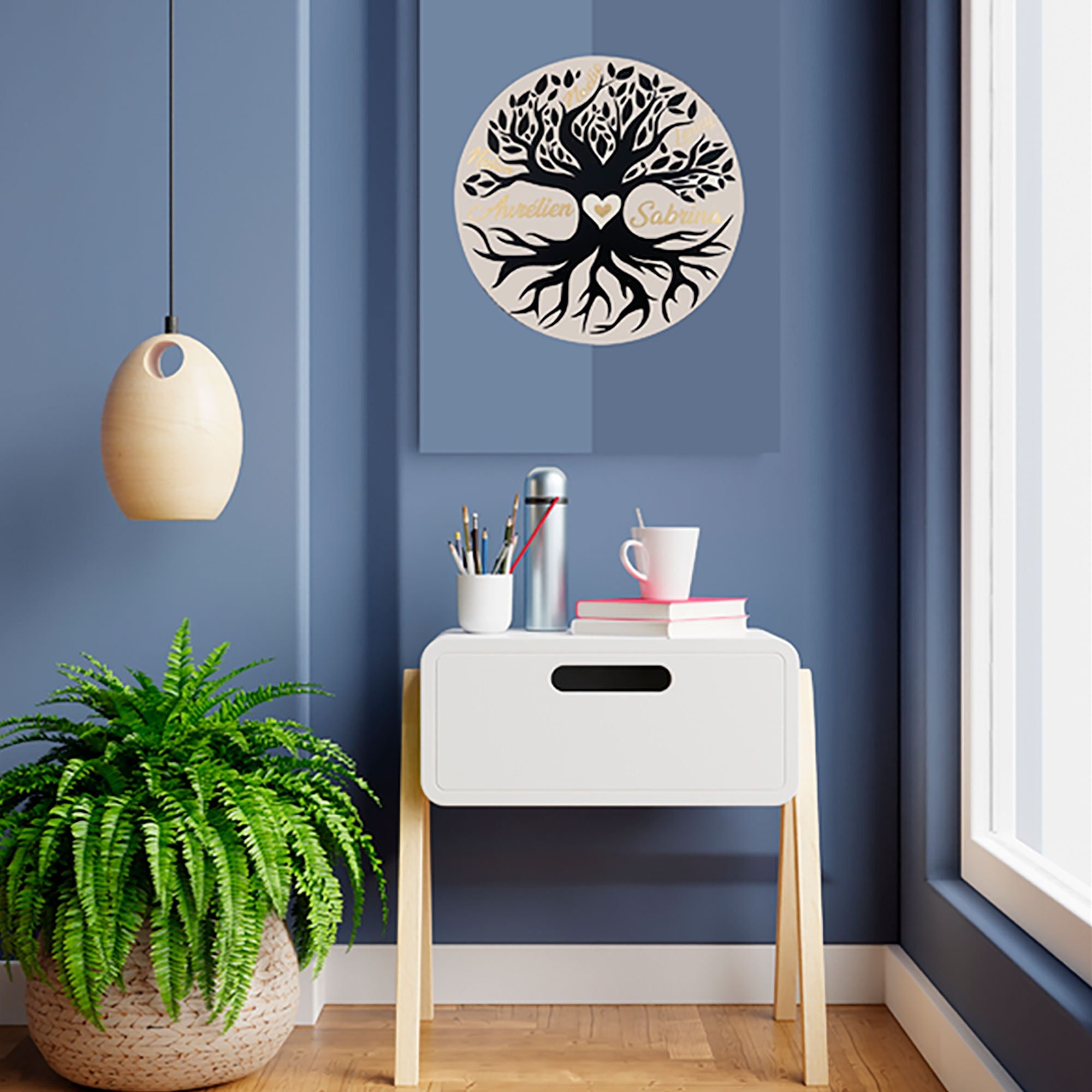 Déco Arbre de Vie Personnalisable en Bois