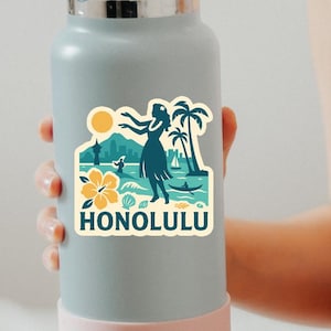 Honolulu Hawaii Sticker