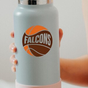 Falcon Waterproof Vinyl Sticker | Durable Laptop & Water-Bottle Decal | Weather-Proof
