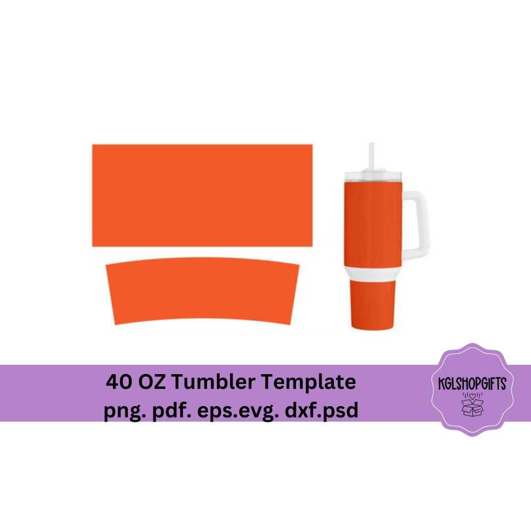 40 OZ Tumbler Template SVG PNG Pdf - Etsy