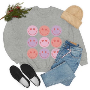 Smiley Face Crewneck Sweatshirt