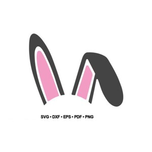 Bunny Ears Svg, Rabbit Ears Cut Files Graphic