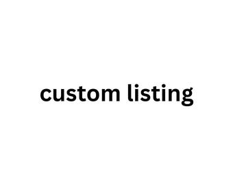 Custom Listing