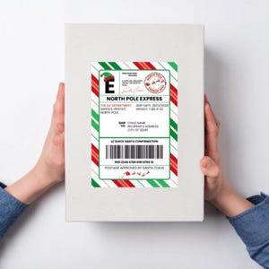 Custom Elf Shipping Printable Label