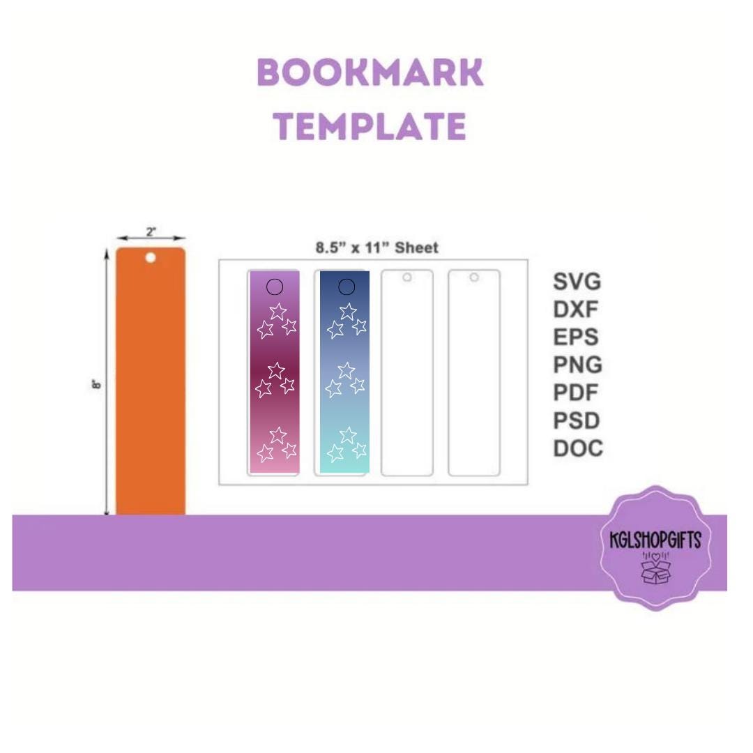 Bookmark Template - Etsy