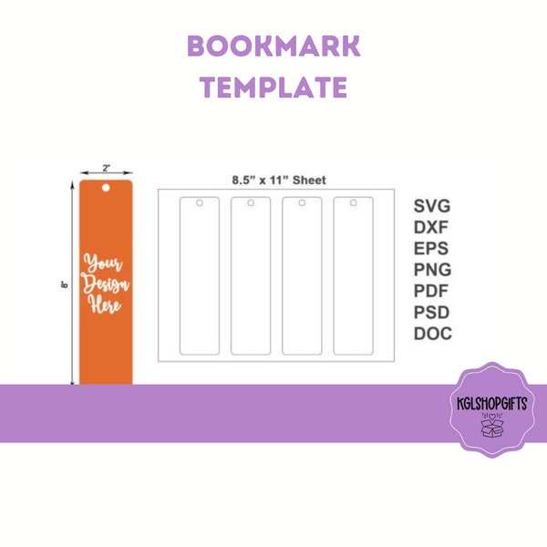 Bookmark template