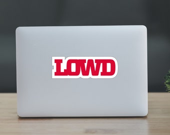 LOWD Sticker
