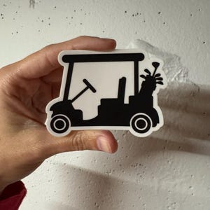 ゴルフカートステッカー