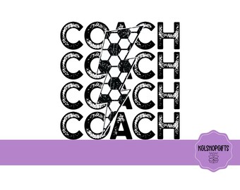 Soccer Coach Digital File Image