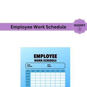 Employee Schedule Planner