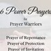 6 Printable Power Prayer Posters (Download Now) - Etsy
