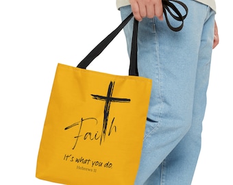 Faith Tote Bag Yellow