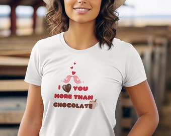 Women's T-shirt Valentine Chocolate Lovers